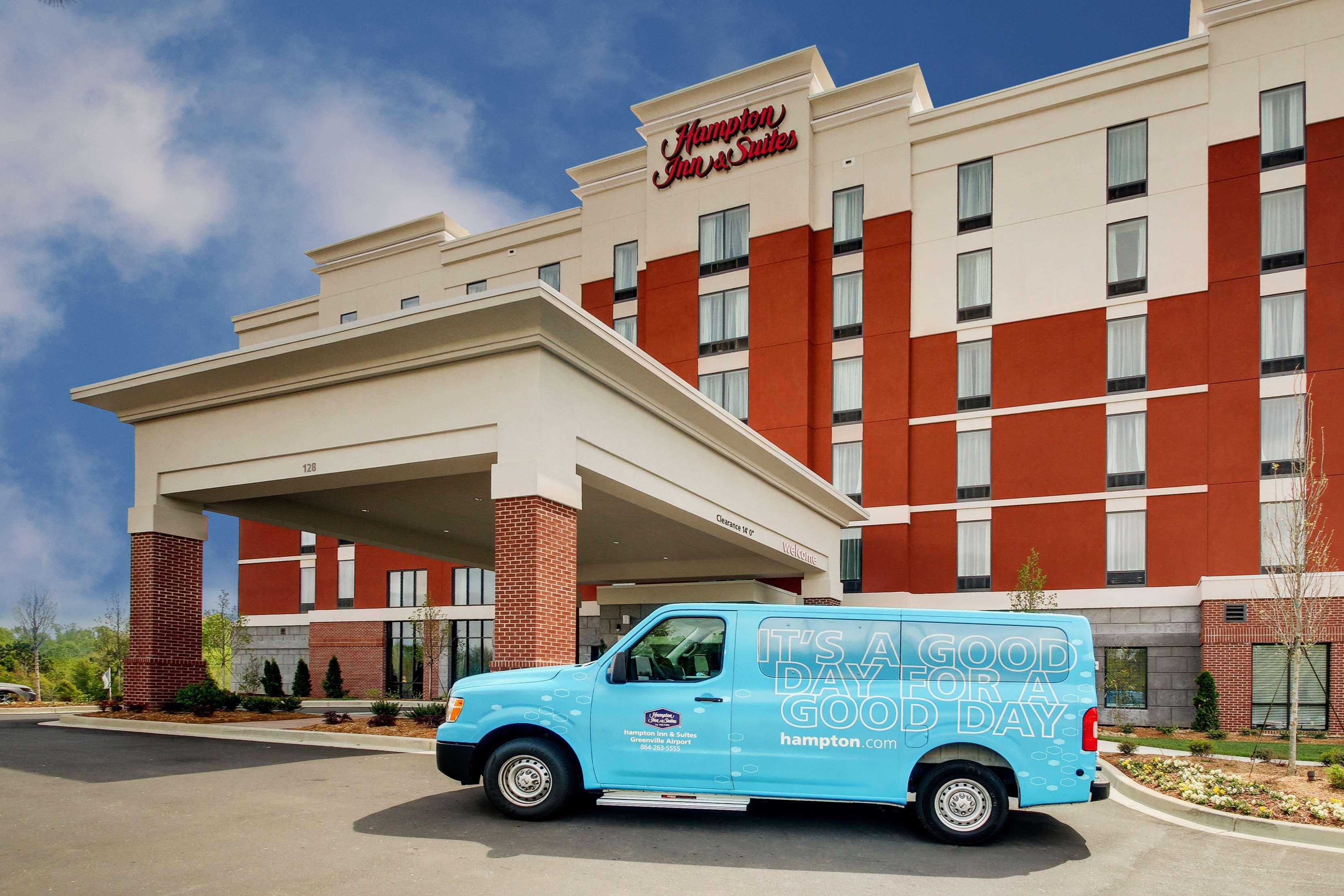 Hampton Inn & Suites Greenville Airport Bagian luar foto